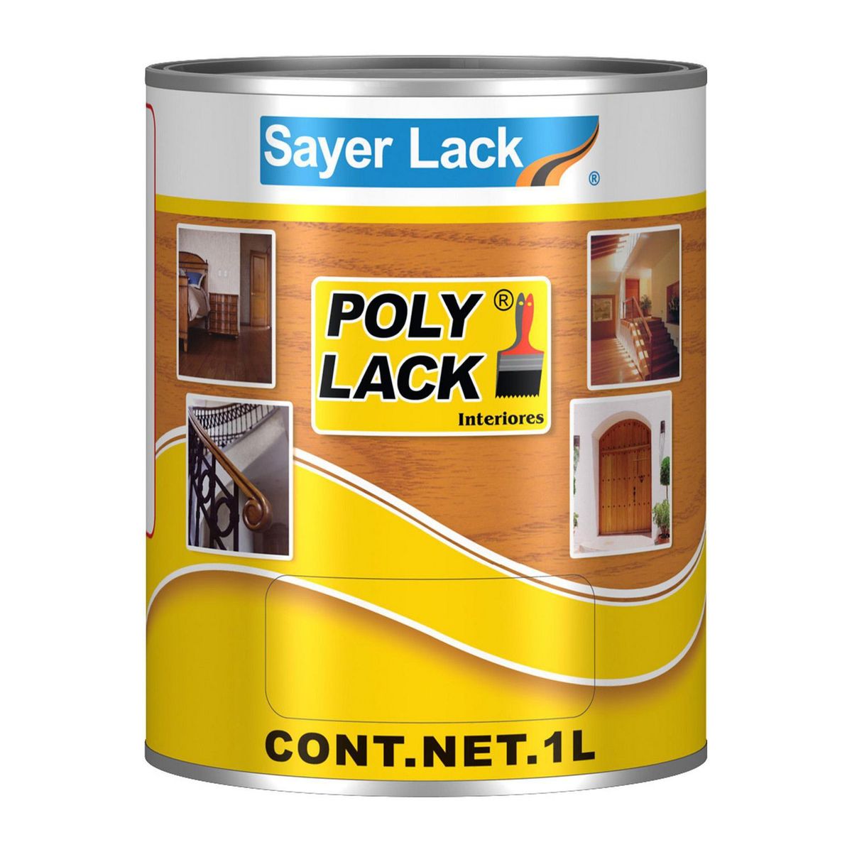 Barniz Poliuretano Interior Poly Lack 1 L Semimate, marca Sayerlack - Foto Principal