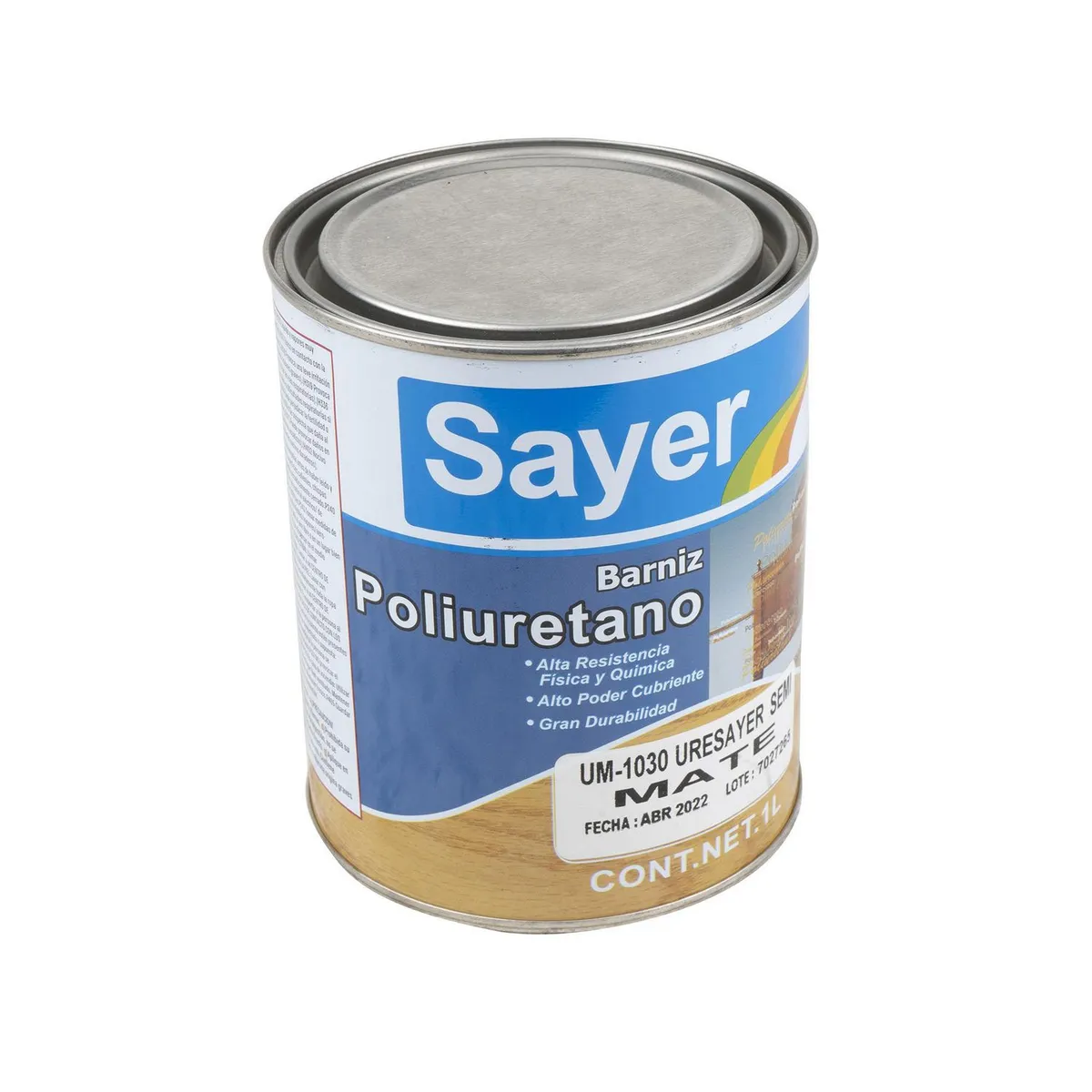 Barniz Poliuretano Interior Uresayer 1 L Semimate, marca Sayerlack - Foto 2