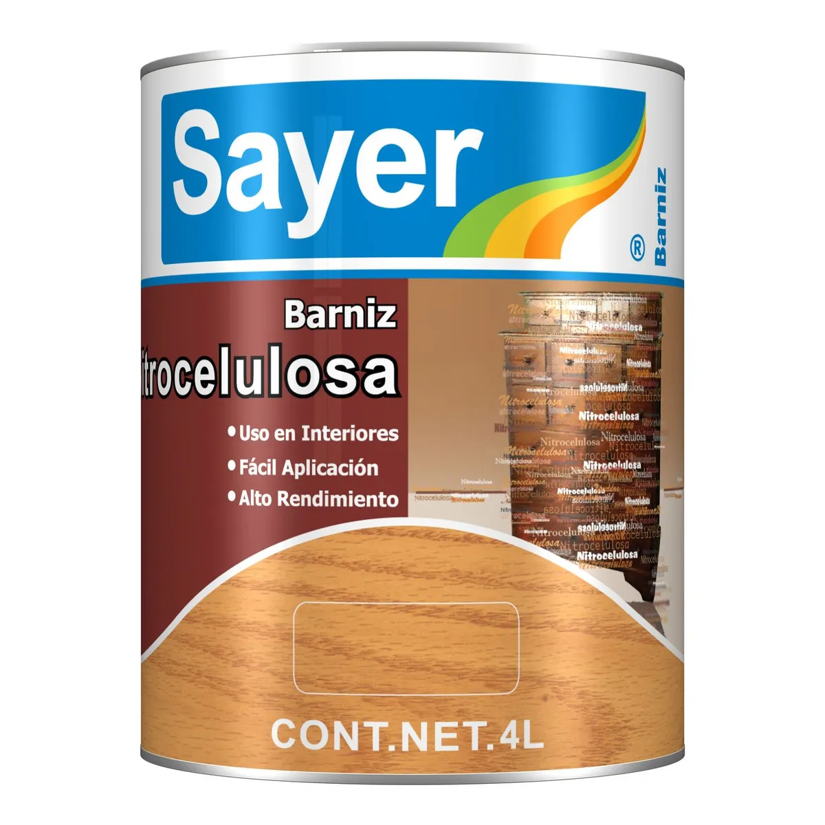 Sayerlack - Barniz Nitrocelulosa 4 L