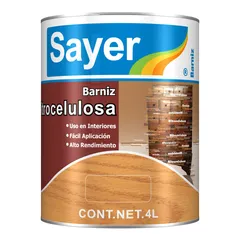 Barniz Nitrocelulosa 4 L