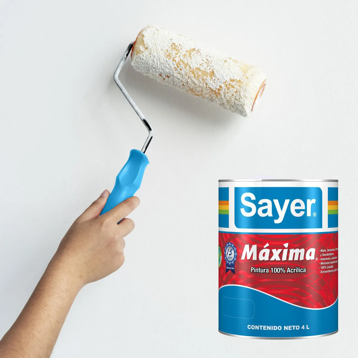 Sayerlack - Vinilica Máxima Bco Directo 4L