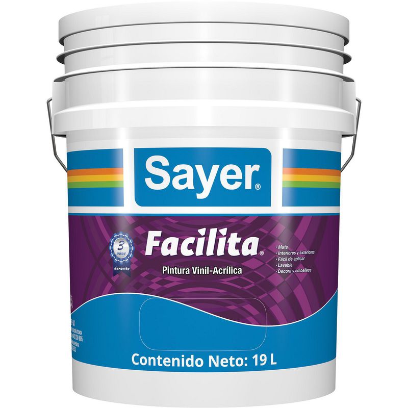 Sayerlack - Pintura Vinilica Blanca Sayer