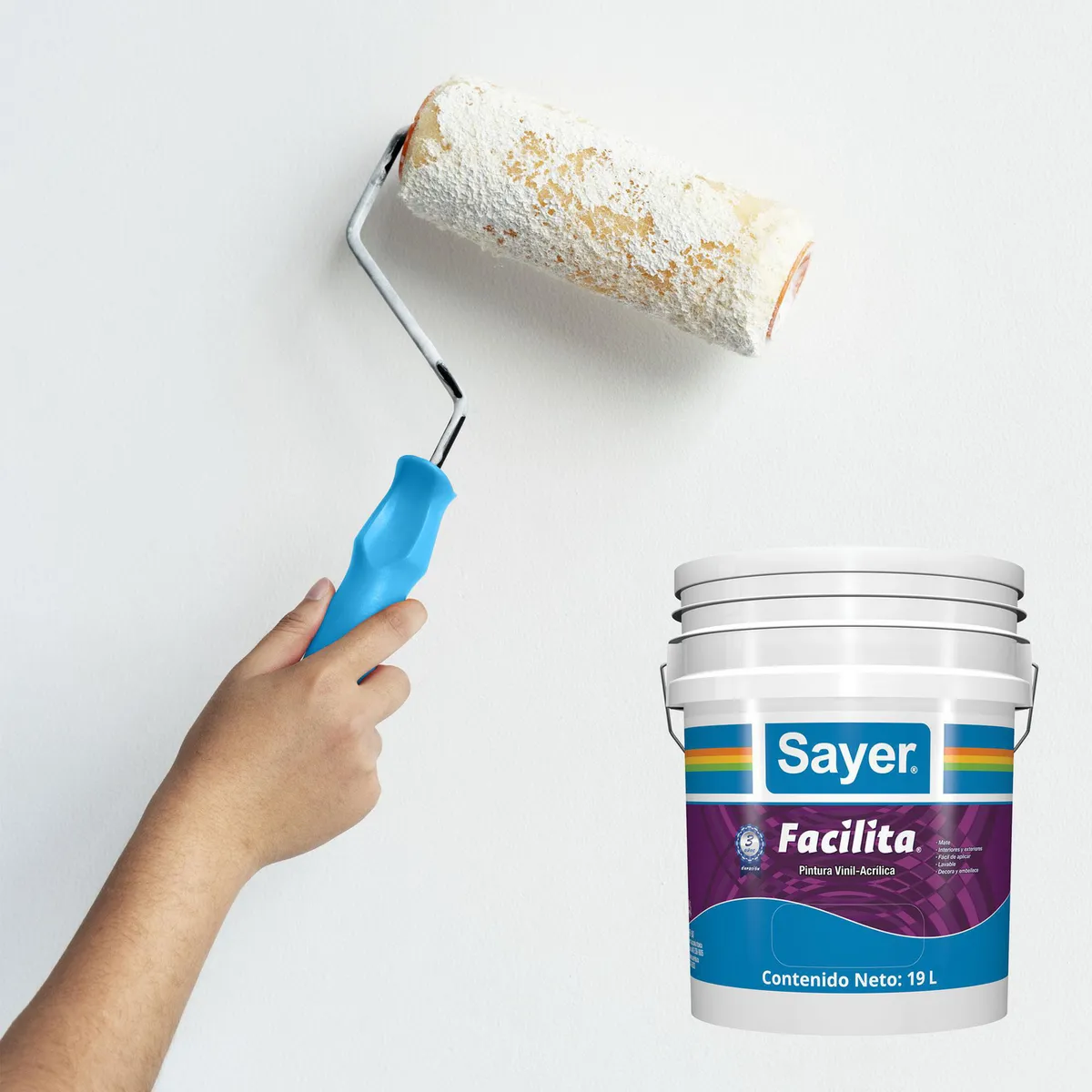 Sayerlack - Pintura Vinilica Blanca Sayer