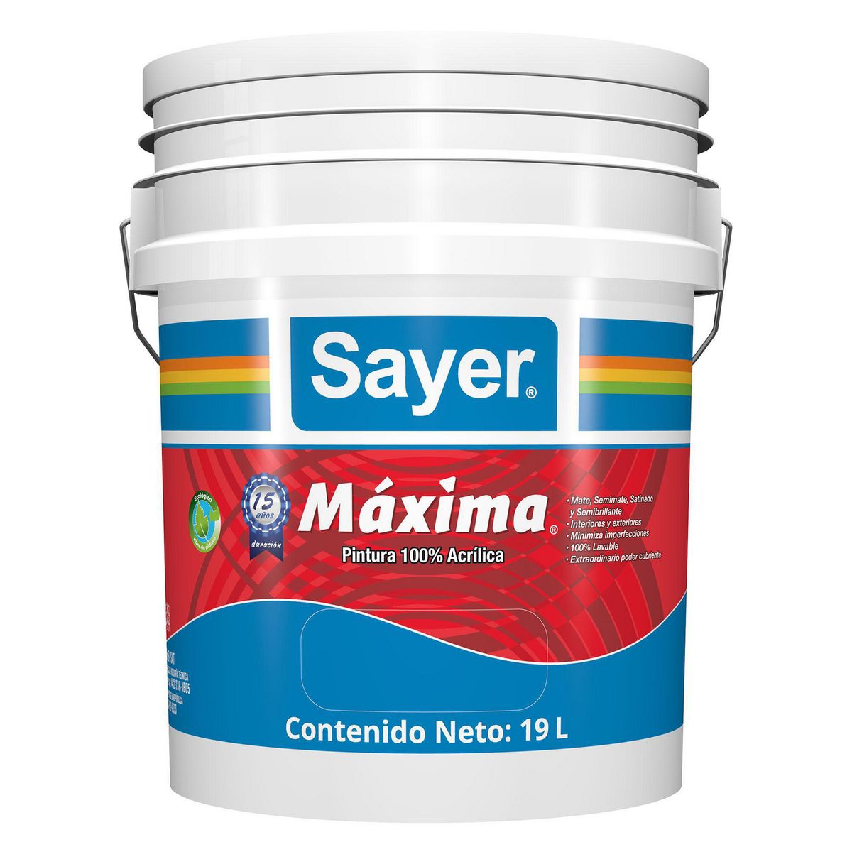 Sayerlack - Pintura Vinílica Máxima Blanco Directo