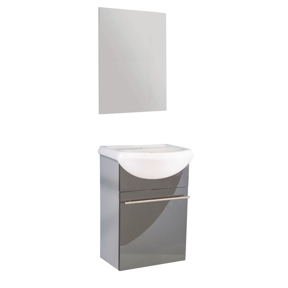 Sensi Dacqua - Mueble de baño Infinity con espejo gris