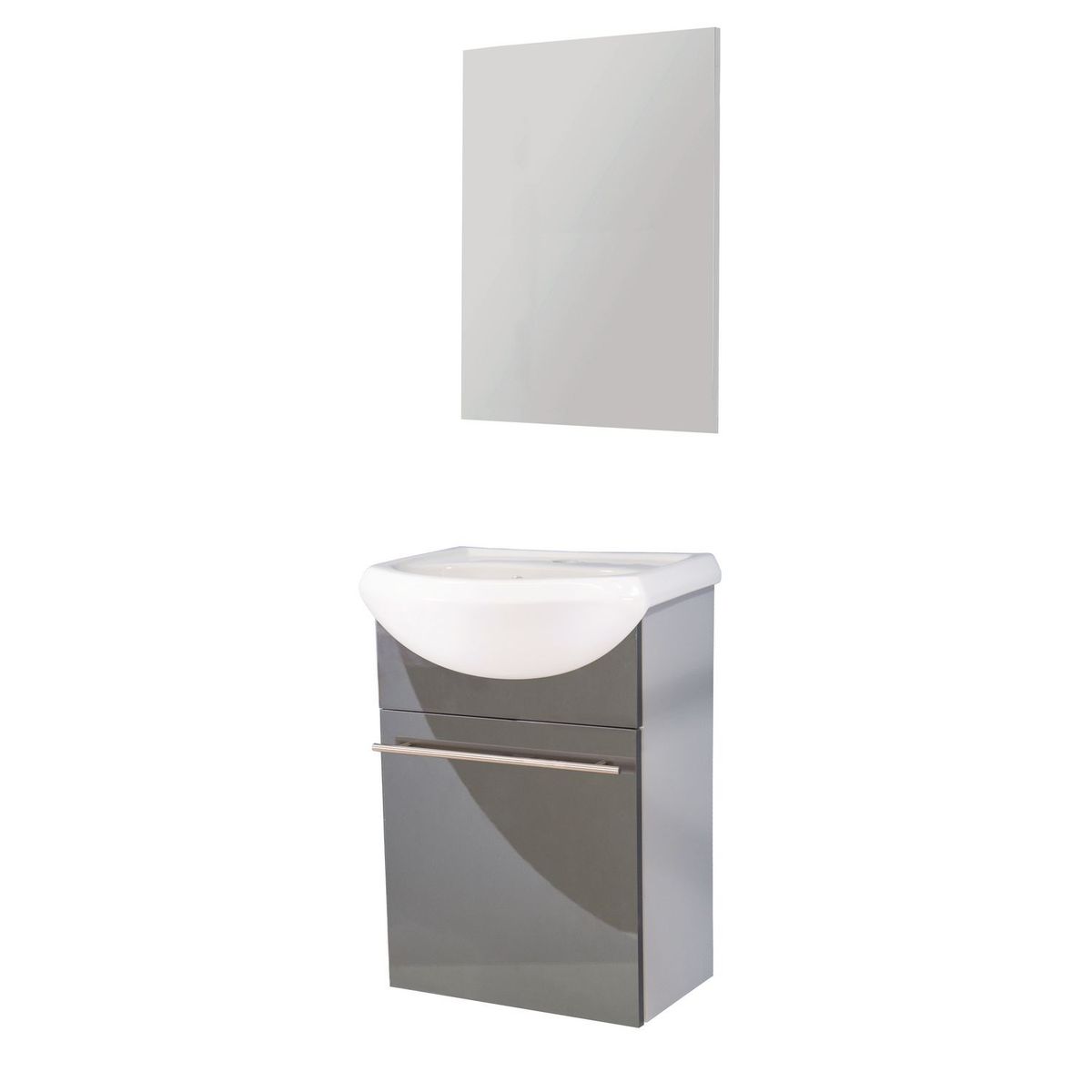 Sensi Dacqua - Mueble de baño Infinity con espejo gris