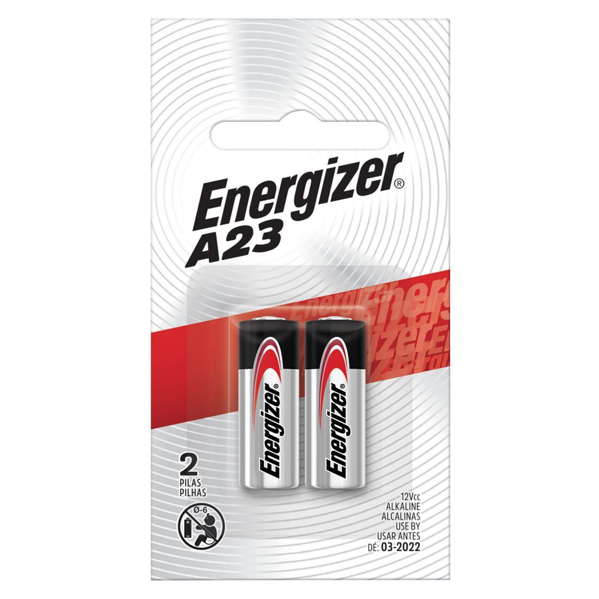 Batería A23 alcalina 12V, marca Energizer - Foto Principal