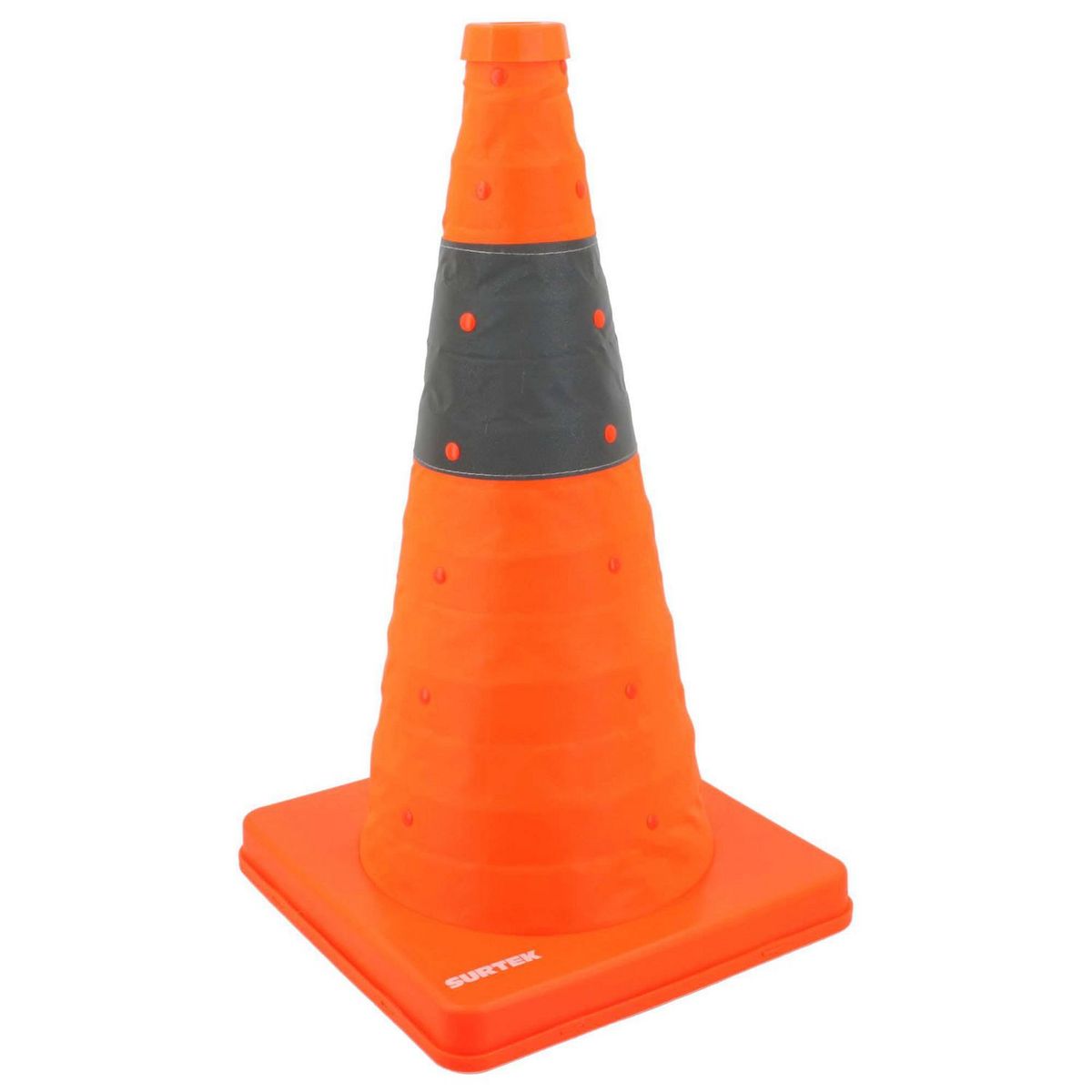 Cono de precaución plegable 45 cm, marca Surtek - Foto Principal