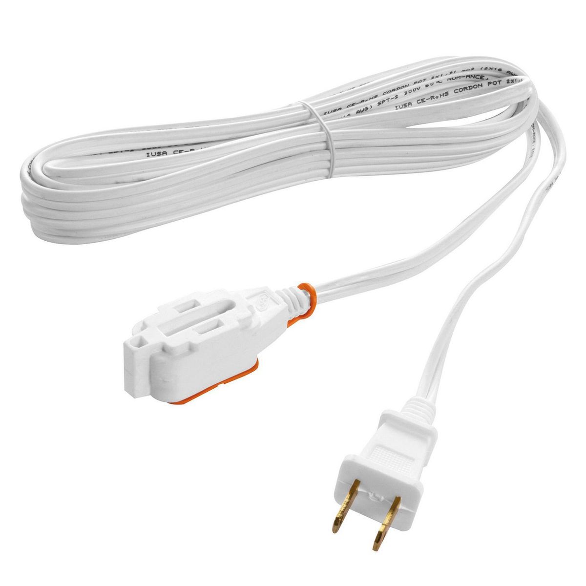 Iusa - Extensión Blanca 16 AWG 4 Metros