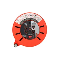 Extensión c/carrete 16 AWG 4t 5m