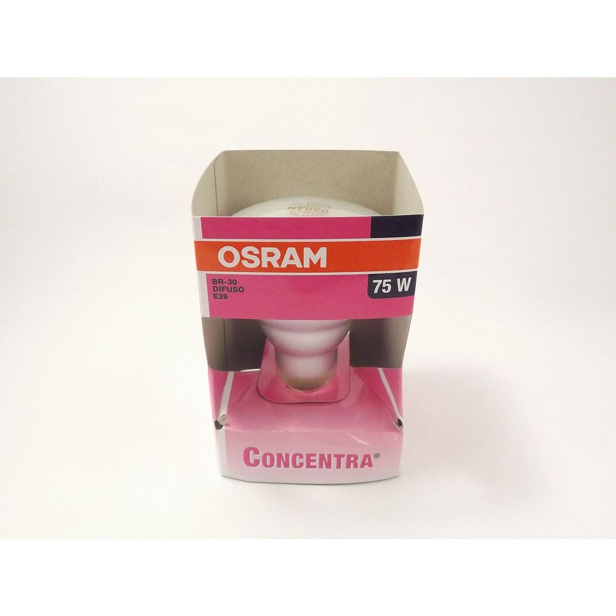 Foco incandescente Br30 75W E26, marca Ledvance - Foto 2