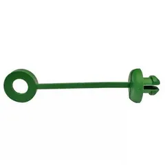 Broche para cinta plástica 500 pzs verde