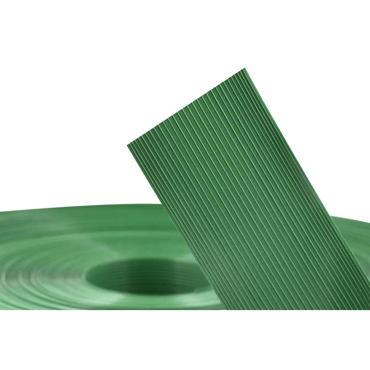 Mallalux - Cinta plástica verde de 2.5" x 10 m2