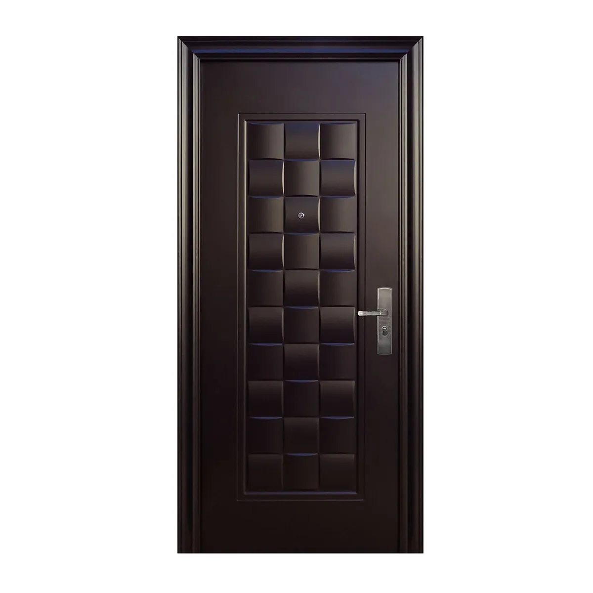 Serv Hogar - Puerta seguridad Luxury Chocolate Izquierda 100 x 215 cm