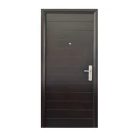 Puerta Seguridad Contempo Nogal Izquierda 96 x 215 cm
