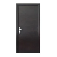 Puerta Seguridad Simple Nogal Derecha 96 x 215 cm