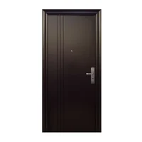 Puerta de Seguridad 3 Líneas Chocolate Izquierda 95 x 213 cm