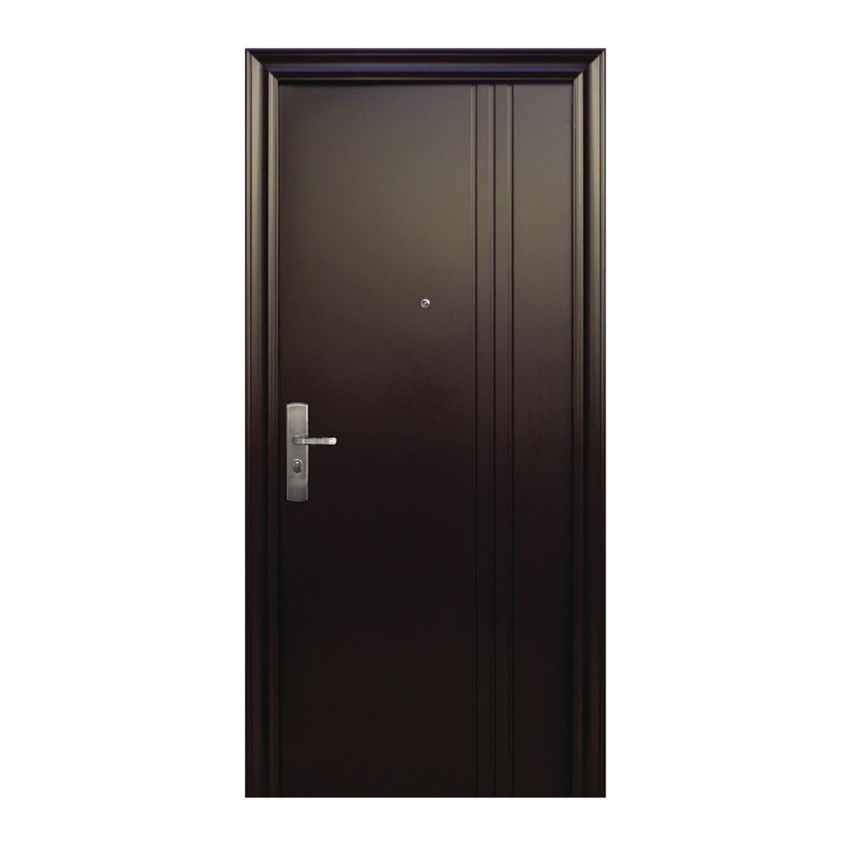 XE - Puerta Seguridad 3 Líneas 95cm Chocolate Derecha