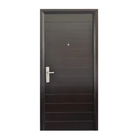 Puerta Seguridad Contempo Nogal Derecha 96 x 215 cm