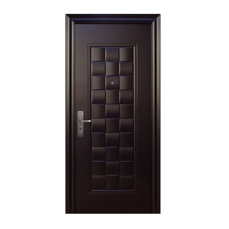 Serv Hogar - Puerta Seguridad Luxury Chocolate Derecha 100 x 215 cm