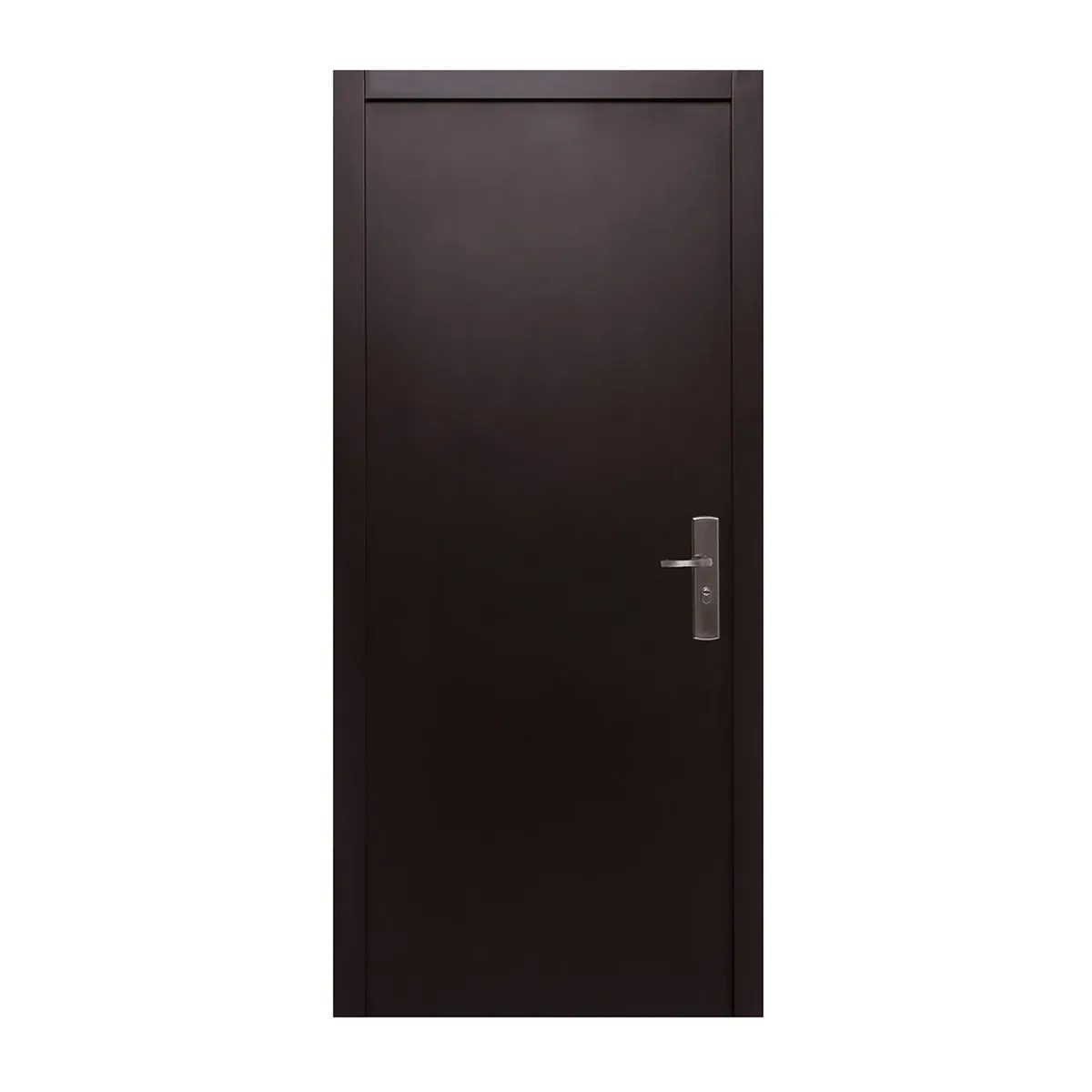 Serv Hogar - Puerta Seguridad Simplex chocolate izquierda 95 x 213 cm