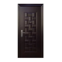 Puerta Seguridad Luxury Chocolate Derecha 95 x 215 cm