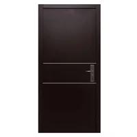 Puerta Seguridad Dual Chocolate Izquierda 95 x 215 cm