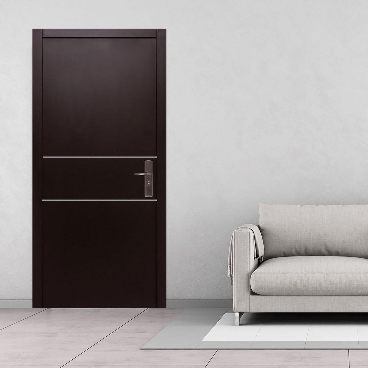 Puerta Seguridad Dual Chocolate Izquierda 95 x 215 cm, marca Serv Hogar - Foto 2