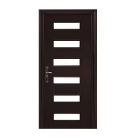 Puerta Seguridad Vista Chocolate Derecha 95 x 215 cm