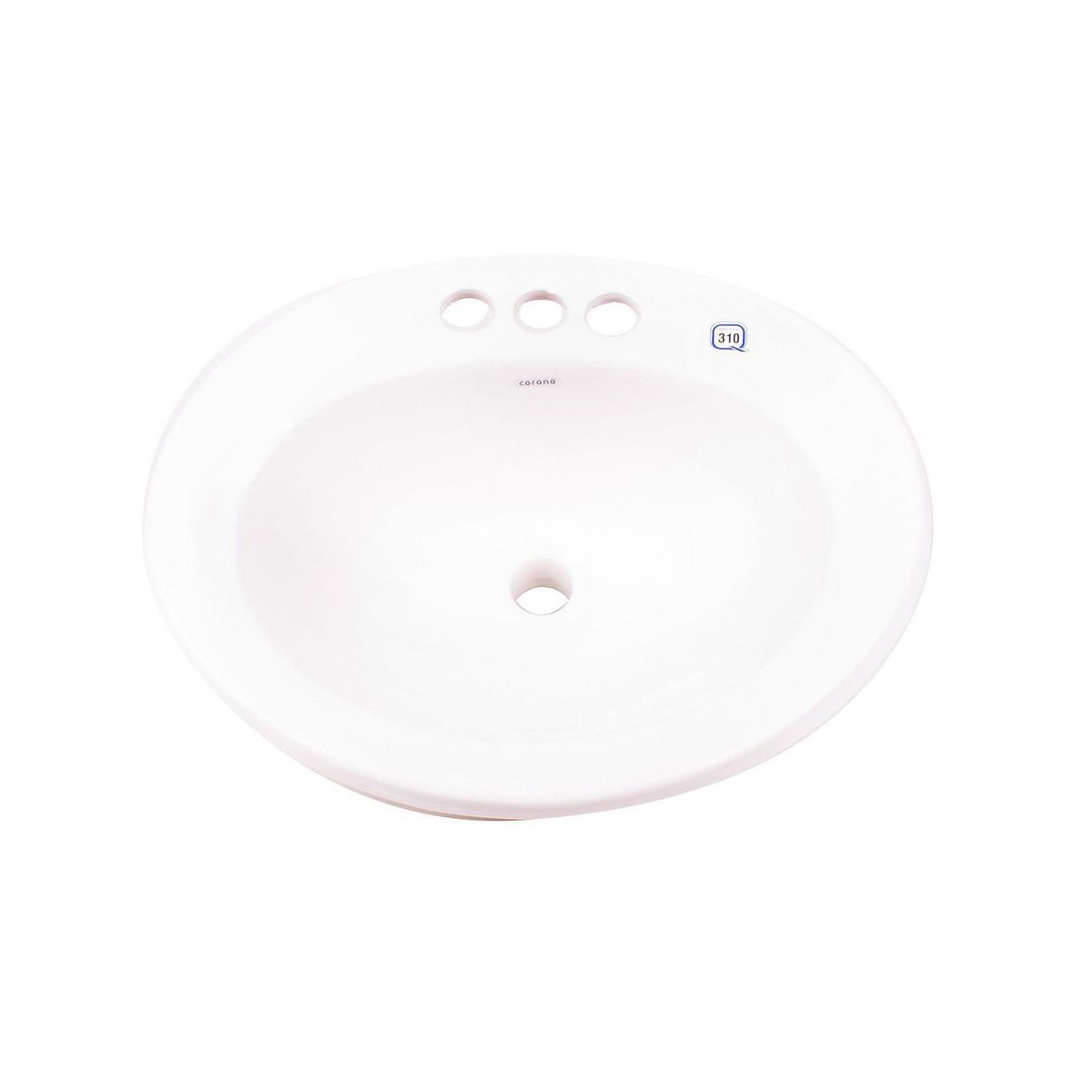 Lavabo Sobrepuesto Marsella Para Mezcladora, marca Corona - Foto Principal