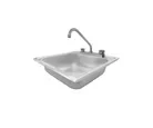 Fregadero EB 1 Tina 47 x 48 x 14 cm Empotrar con Accesorios