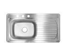 Fregadero EB 1 Tina 101 x 54 x 18 cm Empotrar con Escurridor Derecho