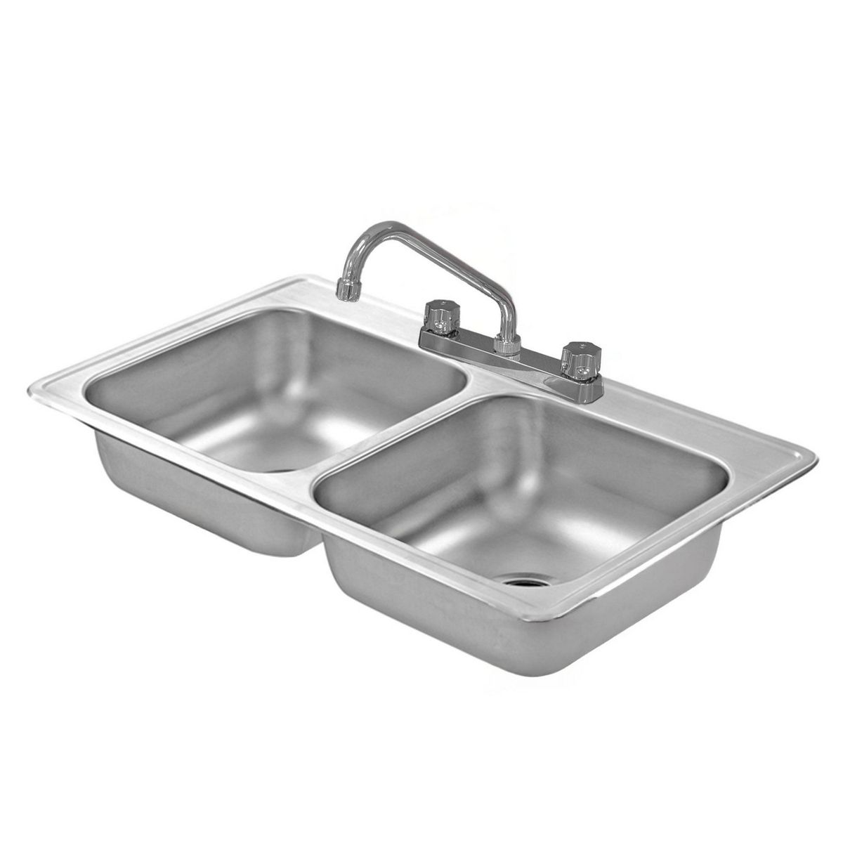 Fregadero EB 2 Tinas 84 x 48 x 15 cm Empotrar, marca Eb - Foto Principal