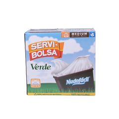 Bolsa para basura nudo fácil mediana