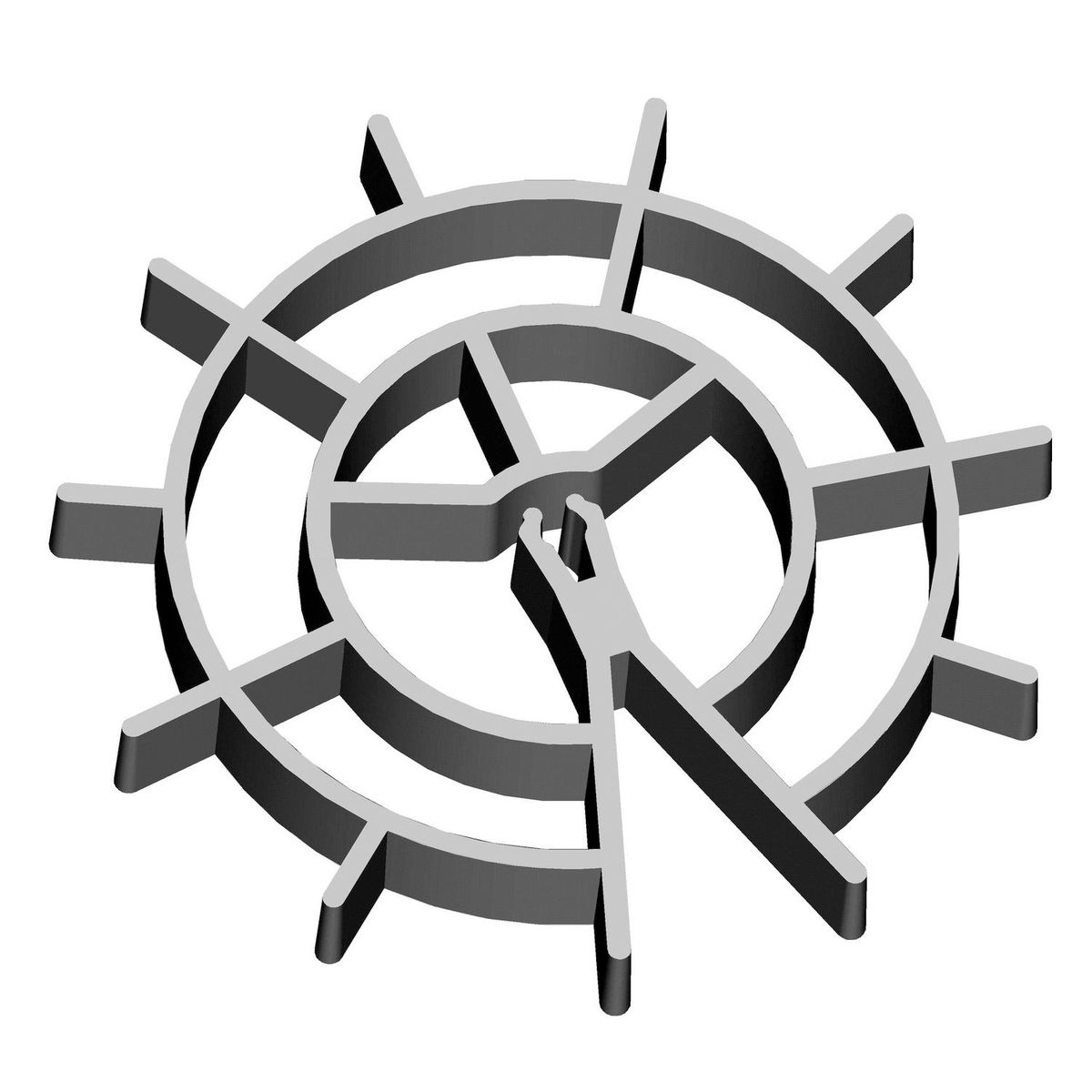 Ftp - Disco separador p/recub de 6.5 cm espesor