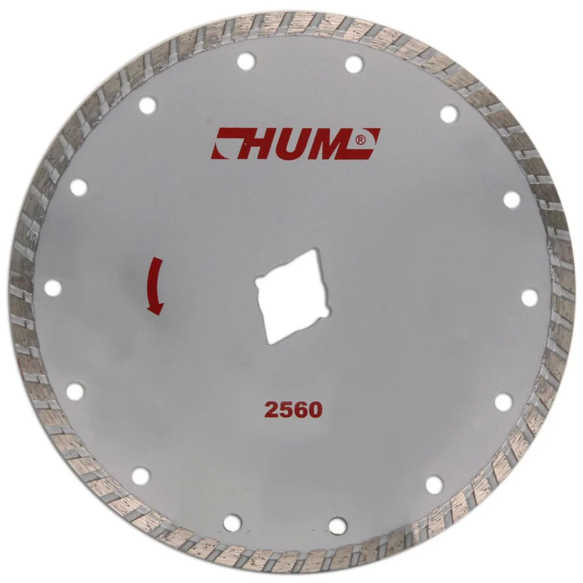 Disco Diamante Turbo HUM 7x0.095" Modelo 2560, marca Austrodiam - Foto Principal