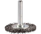 Carda Circular de Alambre 1 1/2" Zanco 1/4" para Taladro