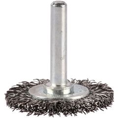Carda Circular de Alambre 1 1/2" Zanco 1/4" para Taladro