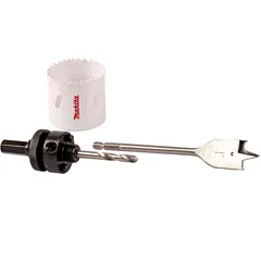 Kit Instalacion de Cerradura Brocasierra 2 1/8" Broca de Manita 1"