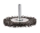 Carda Circular de Alambre 2 1/2" Zanco 1/4" para Taladro