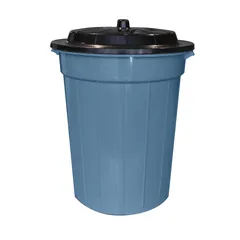 Bote de Basura Venecia Plástico con Tapa de 65L Azul