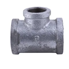 Tee reducida hm galv roscada 1 1/2 x 1