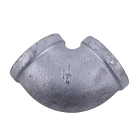Codo hm galvanizado roscado 90 de 1 1/4