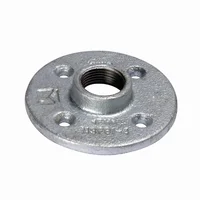 Flange piso hm galvanizada roscada  3/4