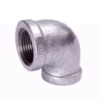 Codo reducido hm galv roscado de 1 x 3/4