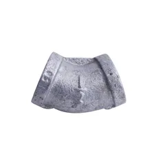 Codo hm galvanizado roscado 45 de 1/2