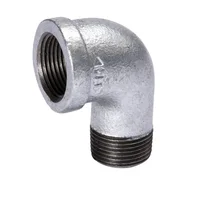 Codo niple hm galvanizado roscado de 1