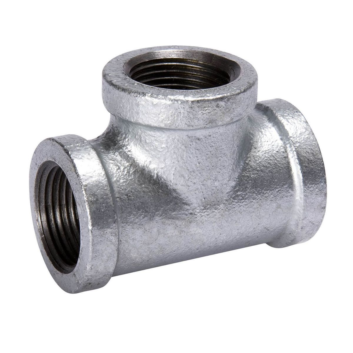 Tee reducida hm galv roscada de 3/4 x1/2, marca Mueller - Foto Principal