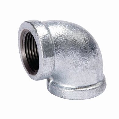 Codo hm galvanizado roscado 90 de 3/4