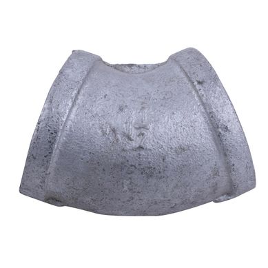 Codo hm galvanizado roscado 45 de 1 1/2